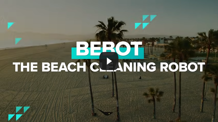 Meet the fully electric robot cleaning beaches 🌴